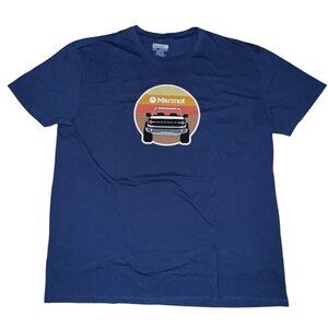 Marmot Blue Graphic Tee - Short Sleeve